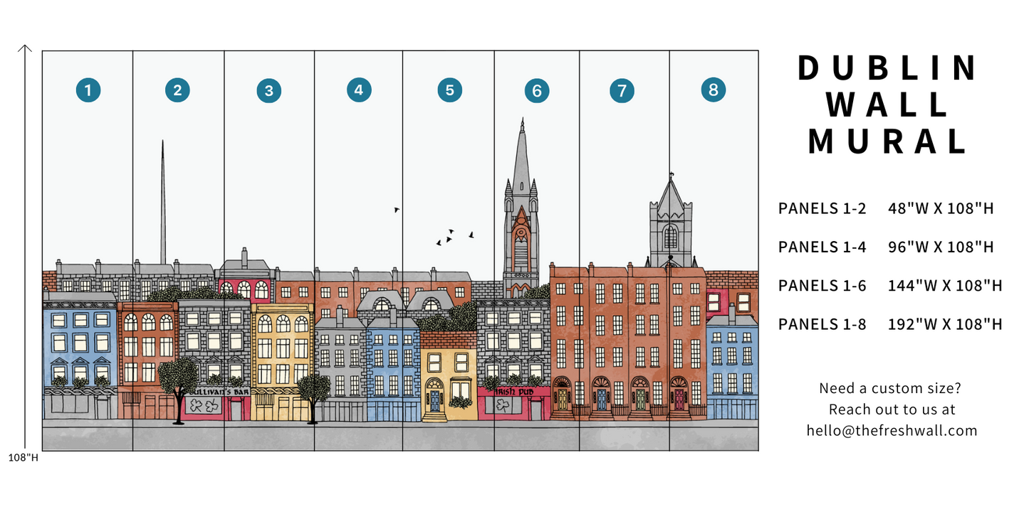 Dublin Wall Mural