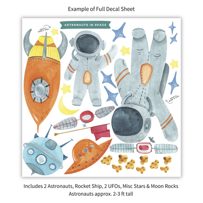 Astronauts in Space Decals