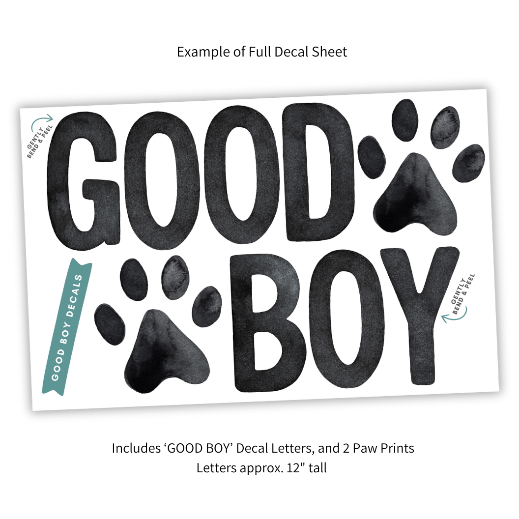 Good Boy Decals