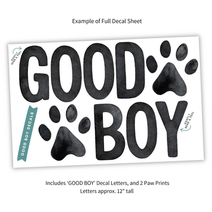 Good Boy Decals
