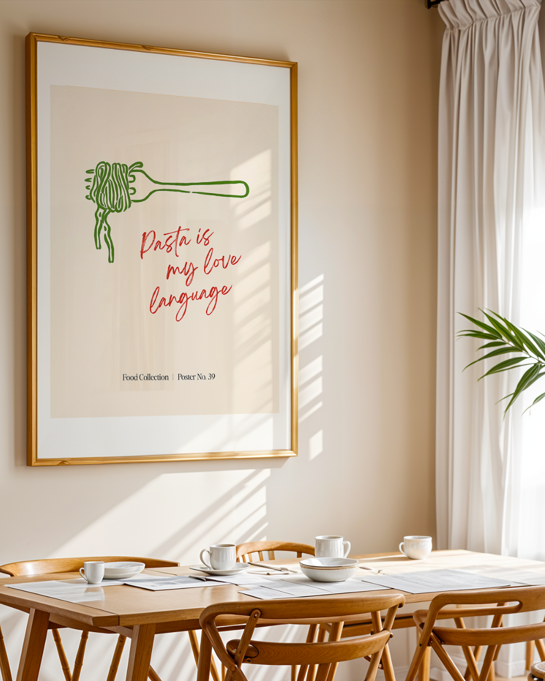 'Pasta is My Love Language' Art Print