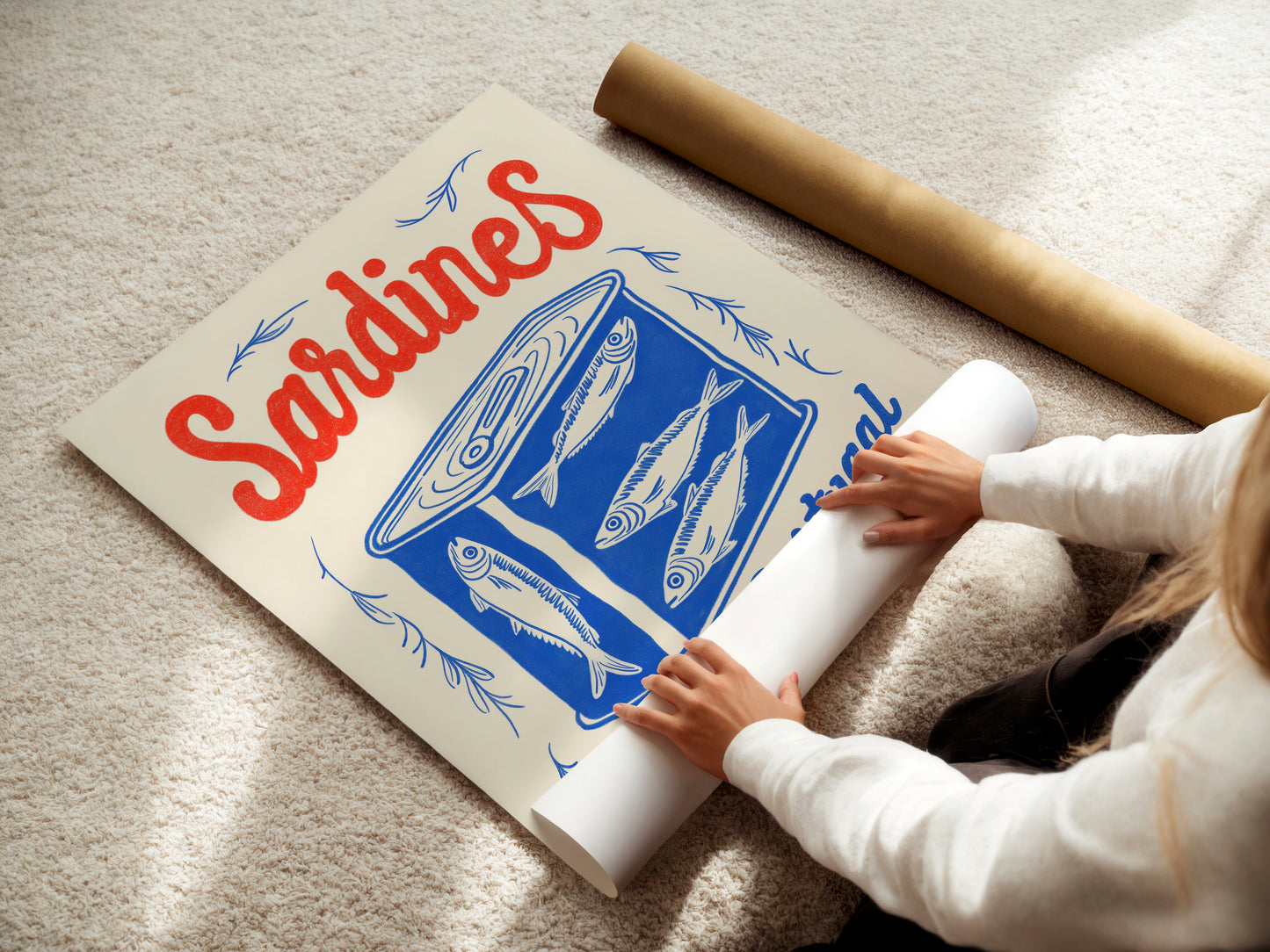 'Sardine Society' Art Print