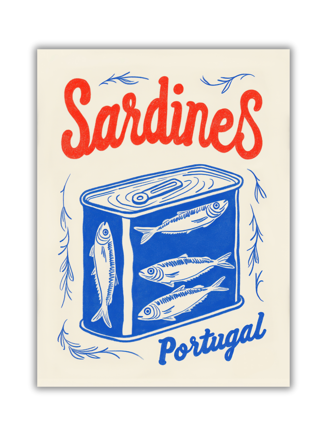 'Sardine Society' Art Print