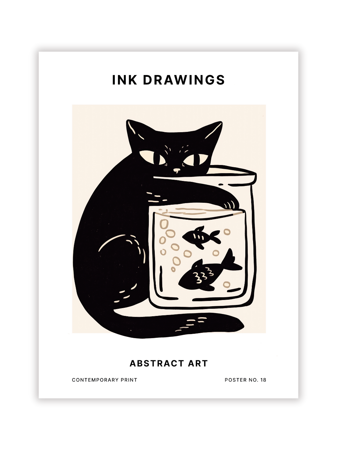 'The Cat's Meow' Art Print