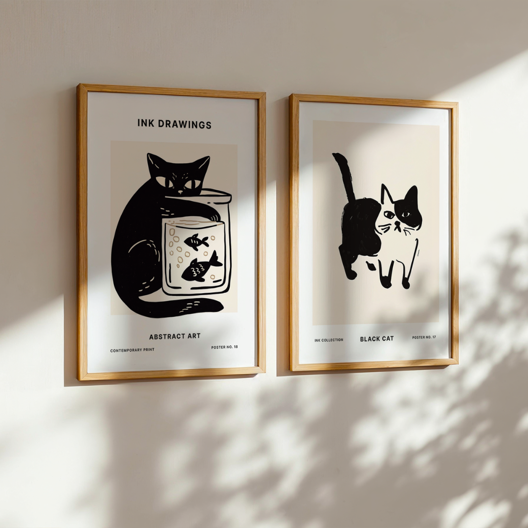 'The Cat's Meow' Art Print