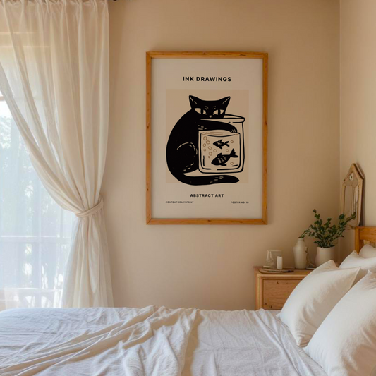 'The Cat's Meow' Art Print
