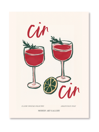 'Cin Cin' Art Print