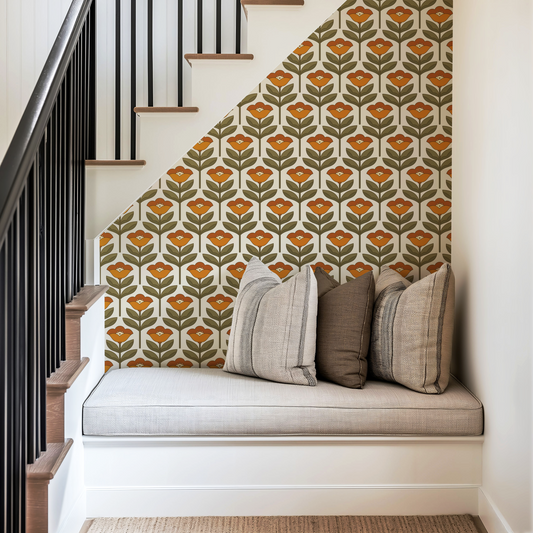 Golden Bloom Wallpaper