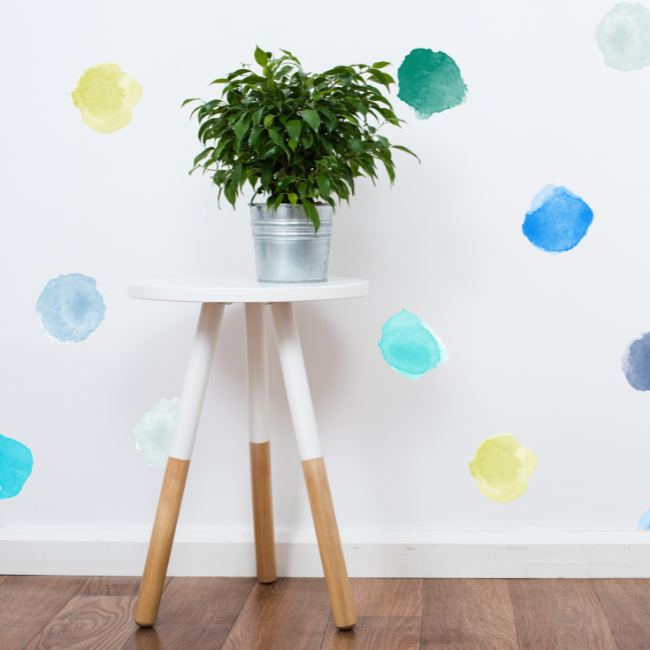 Seaglass Watercolor Dot Decals