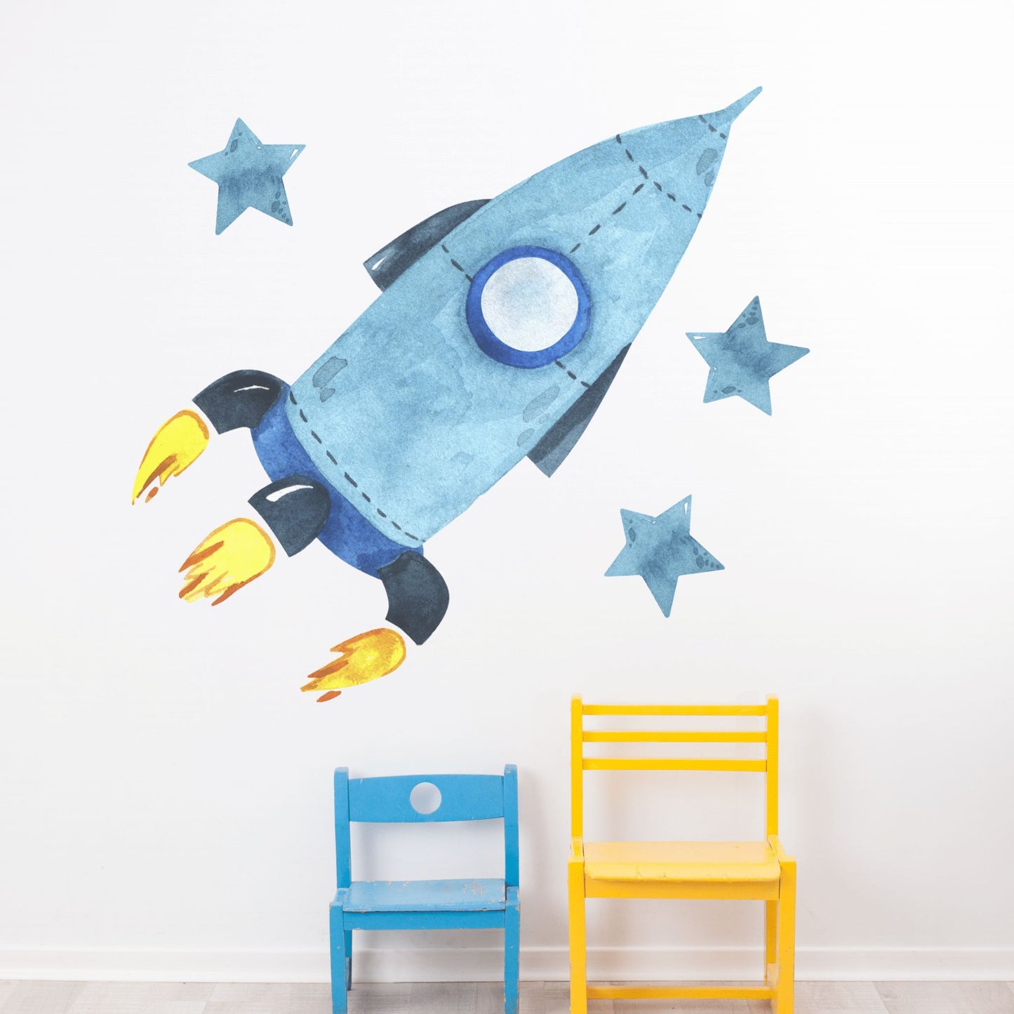 XXL Rocket Ship Decals